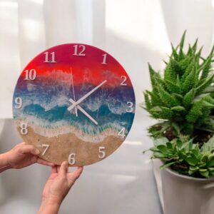 50cm Resin Clocks